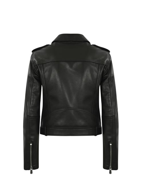 Giubbotto biker Costa rica in nappa PINKO | 103897 A21LM04